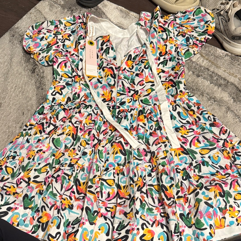 Tanya Taylor Multicolor Floral Dress